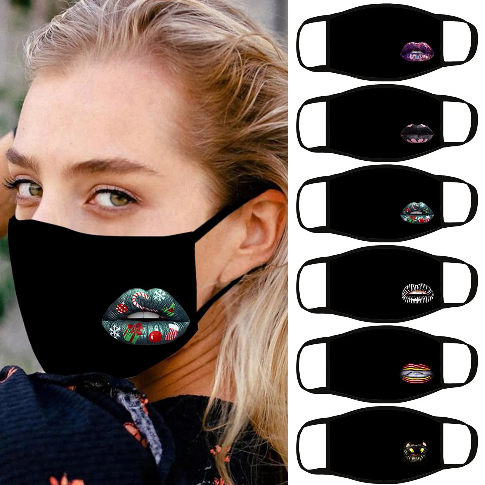 Повязка на голову mascarilla masques крест границы губ персонализированные Смешные