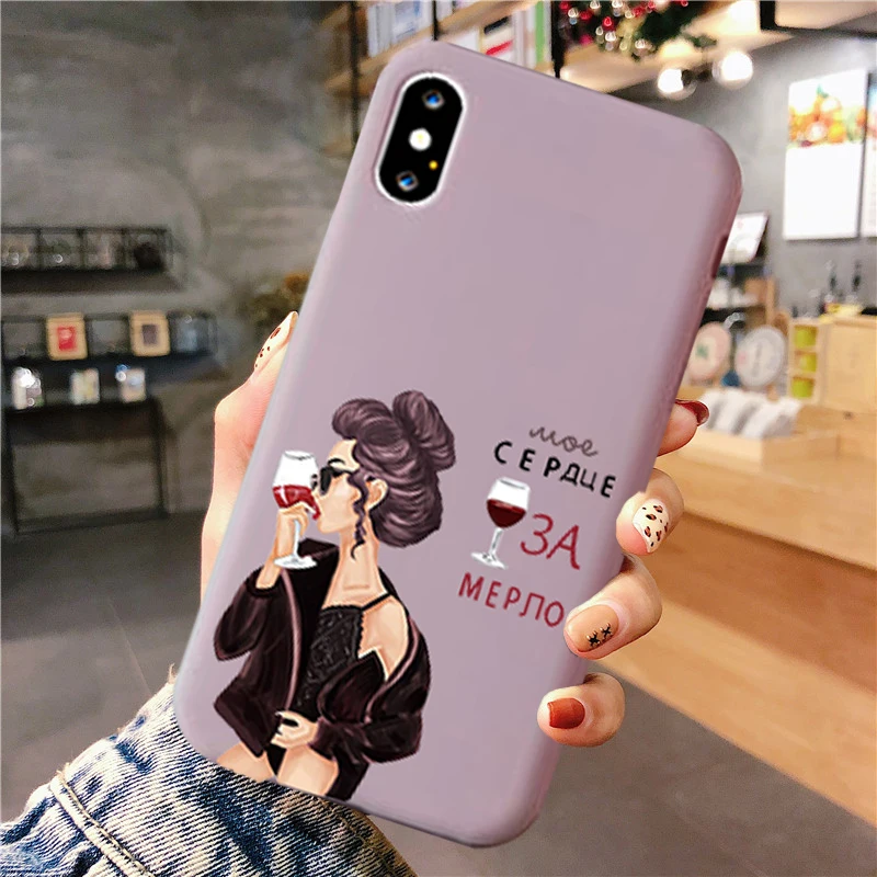 GYKZ крутой черный чехол для телефона с принтом меланина девушек iPhone SE 2020X11 Pro XS MAX XR 7