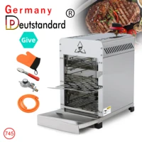 lpg gas barbecue machine commercial and home use stainless steel outdoor grill machine beef grill high quality with ce