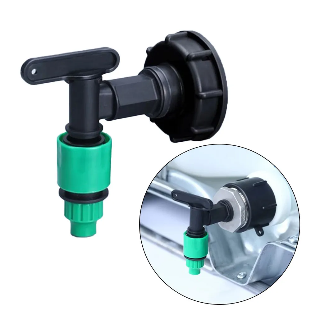 

S60X6 Thread Valve For IBC Tank Water Tap Cap With Adapter Nozzle Hose Connection 60mm Coarse Thread IBC Water Tank Fittings