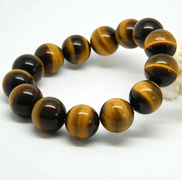 

Unisex Bracelet 8mm Natural Stone Buddha Bracelet For Men Brown Tiger Eyes Beads Bracelet Men Women Healing Bracelets Jewelry