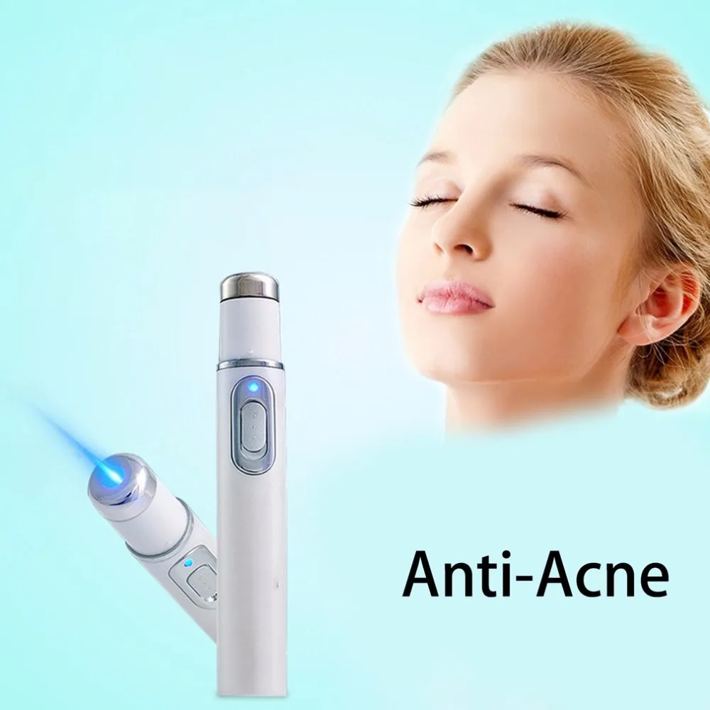 

EMS Blu-ray Acne Removal Pen Heated Blue Light Photon Therapy Anti Acne Bacteria Shrink Pores Soft Scar Wrinkle Remover Machine