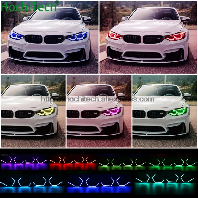 Набор глаз ангела для BMW 4 серии F32 435i 428i 420d 420i 440i 430i 2013 18|Фара авто в сборе| |