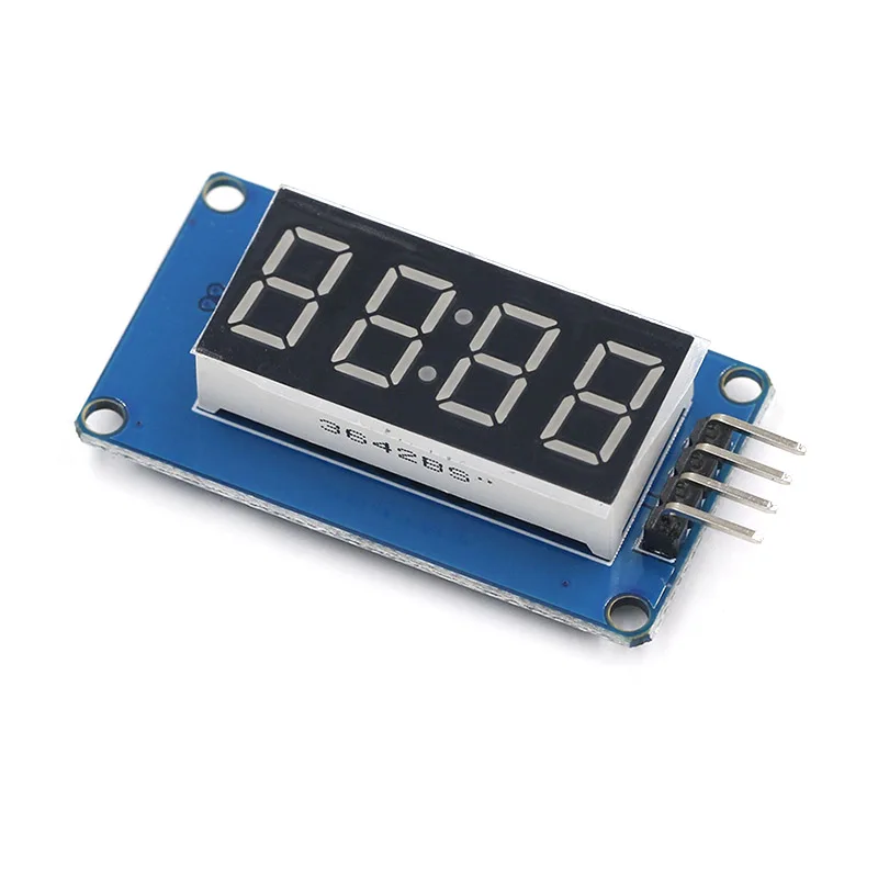 

TM1637 LED Display Module For Arduino 7 Segment 4 Bits 0.36 Inch Clock RED Anode Digital Tube Four Serial Driver Board Pack