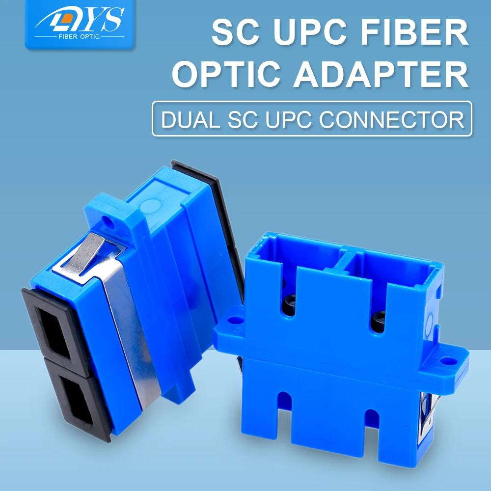 SC UPC дуплексный волоконно оптический адаптер одномодовый FTTH соединитель