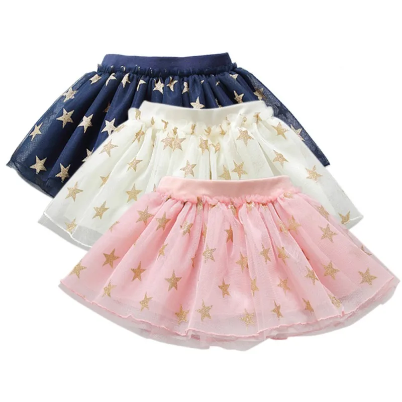Модная Милая летняя юбка пачка для маленьких девочек сетчатая принцессы