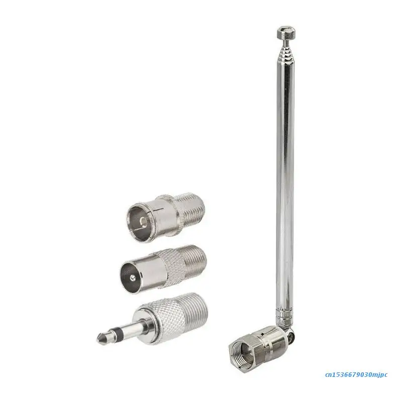 F Type FM Radio Antenna Telescopic Replacement Indoor Receiver | Электроника