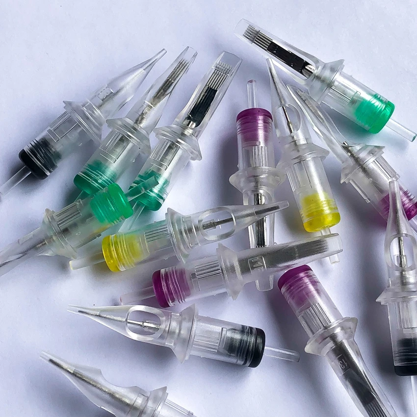 Профессиональный 4th поколения Стандартный прозрачный 5RL патроны иглы татуировки