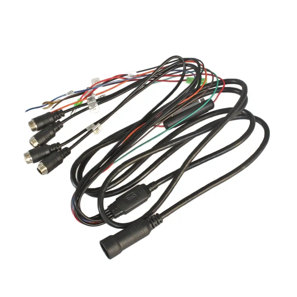 DIYKIT 9 дюймов Сплит QUAD Автомобильный монитор 4 x CCD светодиодный ночного видения