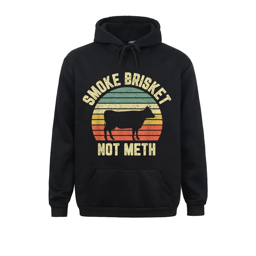 

Hoodies Hoods Funny BBQ Smoke Brisket Not Meth Novelty Grilling Fall Long Sleeve Men Sweatshirts Personalized Classic