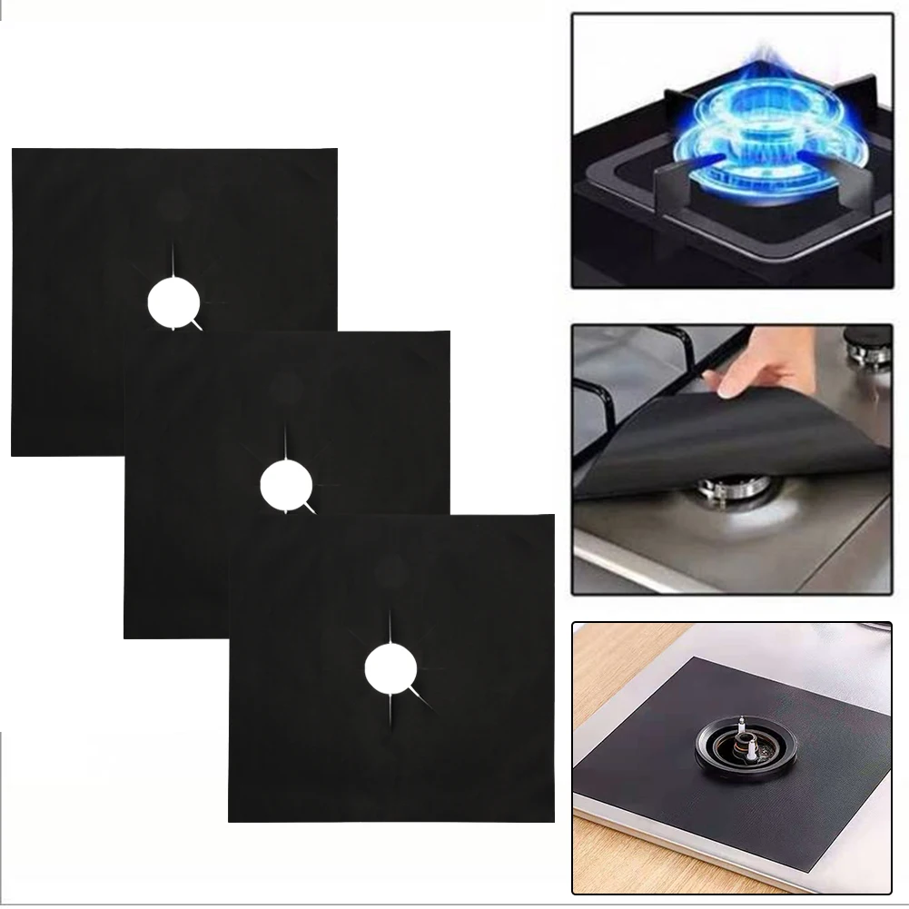 

1/2/4/6Pcs Gas Stove Cooker Protectors Cover/liner Clean Pad Liner Mat Kitchen Gas Stove Stovetop Protector Kitchen Accessories