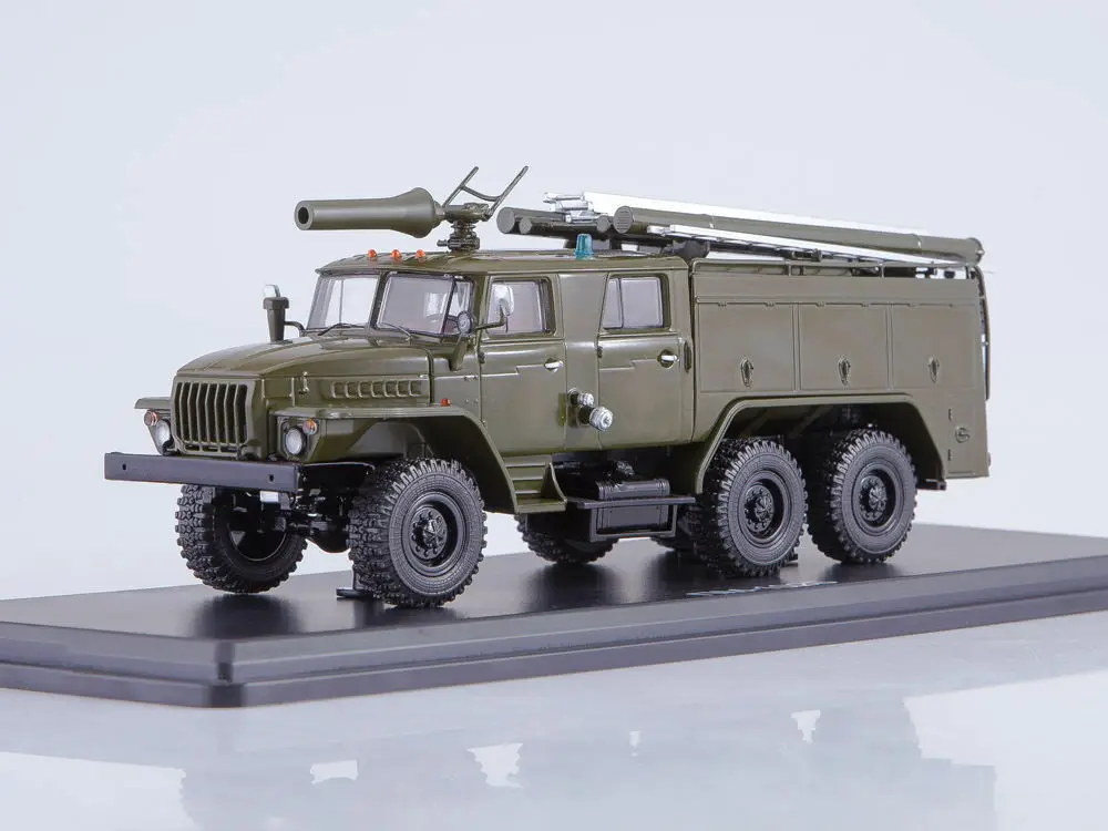 Новые модели в масштабе старта 1/43 военный пожарный двигатель фотолампа литой