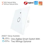 Настенный сенсорный выключатель ZigBee, Wi-Fi, панель из закаленного стекла, 12SwitchAC85-240V элементов