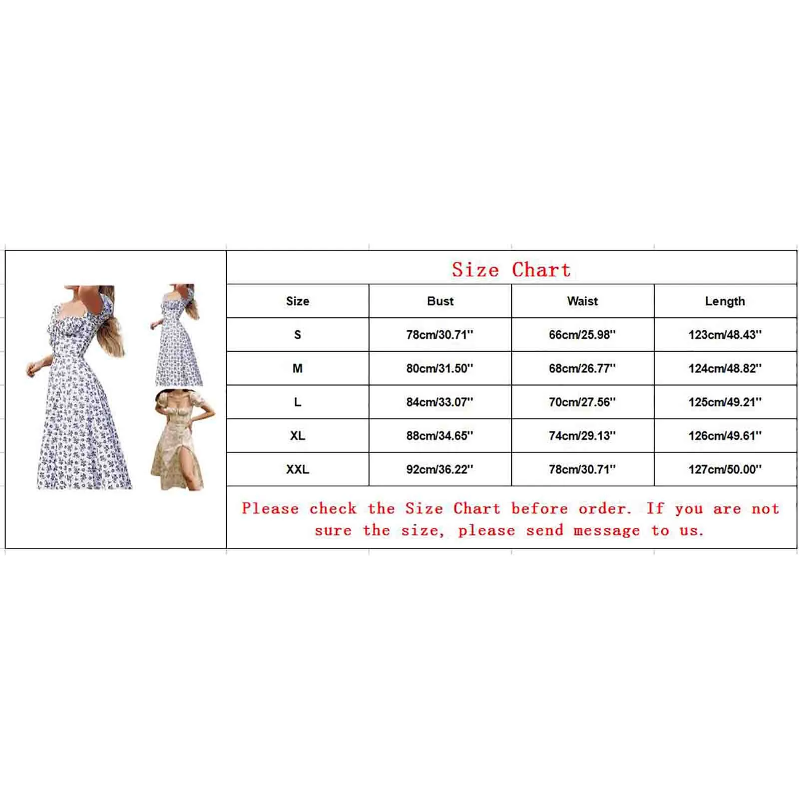 

Dresses Summer 2021 Ladies New Summer Temperament Printed Split Puff Sleeve Dress High Side Slits Korean Style Sweet Girls