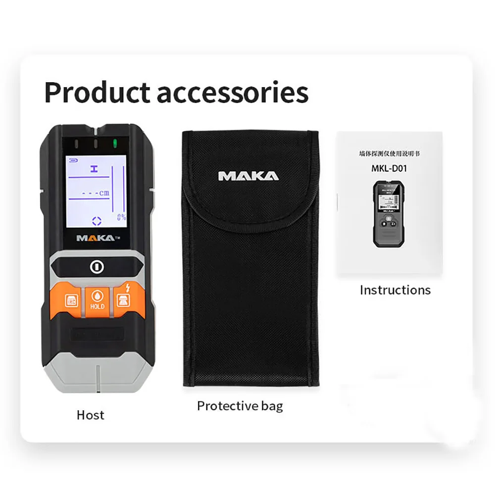 

4 In 1 Wall Wood Stud Detector Finder Scanner Dustproof Detector Cable Electrico Detector De Metales Magnetic Stud Finder