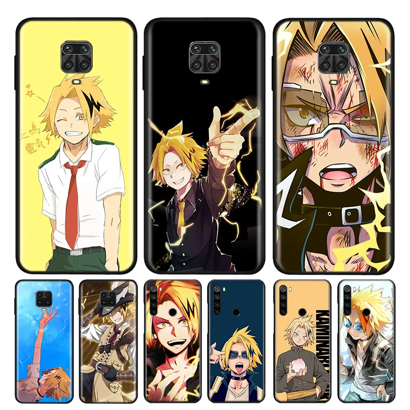 

Denki Kaminari My Hero Anime Silicone TPU Cover For Xiaomi Redmi Note 9 9C 9A 9i 9T 9S 8 8T 7 6 5 5A 4 4X Pro Max Phone Case