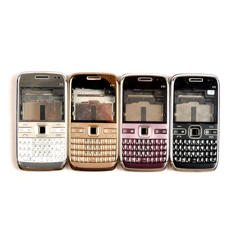 Корпус для Nokia E72 Передняя Лицевая панель рамка Крышка чехол + задняя