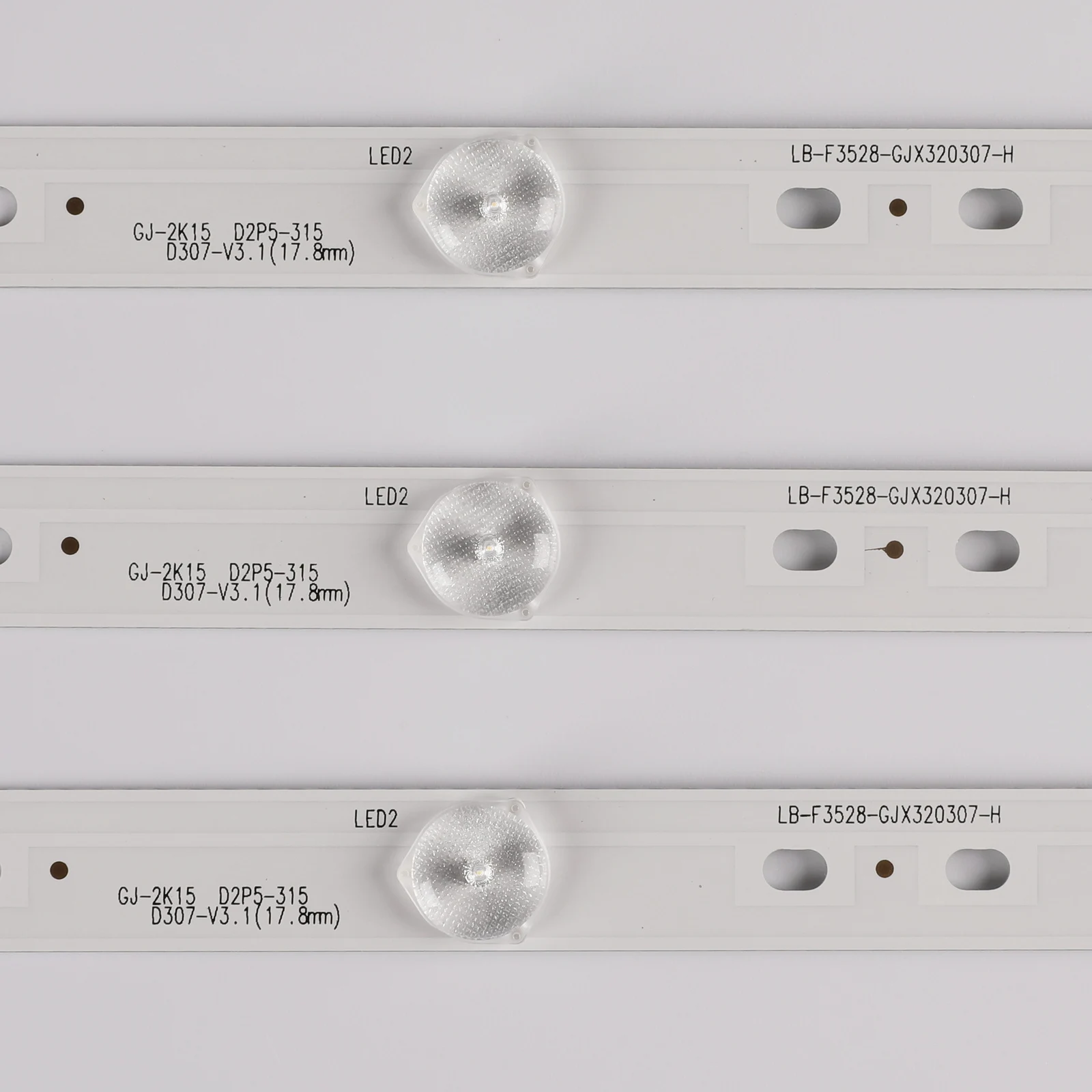 Новый комплект 3 шт. Светодиодная лента 615 мм 7 светодиодный для LBM320P0701-FC-2