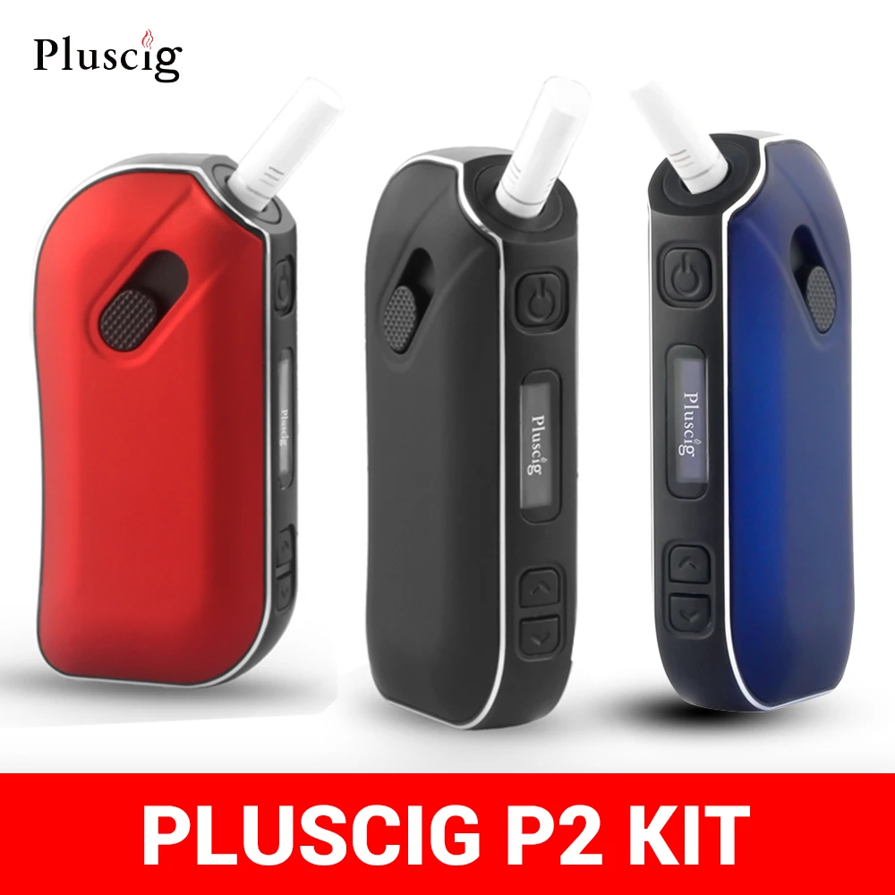 Vape Puscig  P2 Kit Fit  Tobacco Dry Herb E Papieros Box Mod 1300mah Battery Fit For  Caliburn Elektronik Nargile