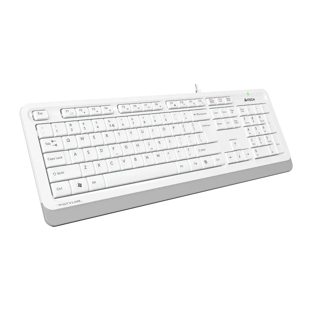 Клавиатура A4 Fstyler FK10 белая Аксессуары для клавиатуры Мыши Периферийные устройства Компьютеры для офиса Игровые компьютеры Компьютеры на.