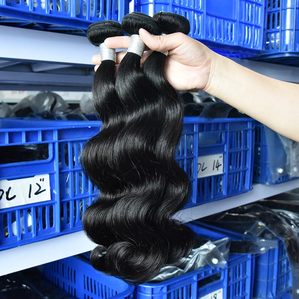 Волнистые волосы для наращивания человеческие 3 пряди с застежкой бразильские