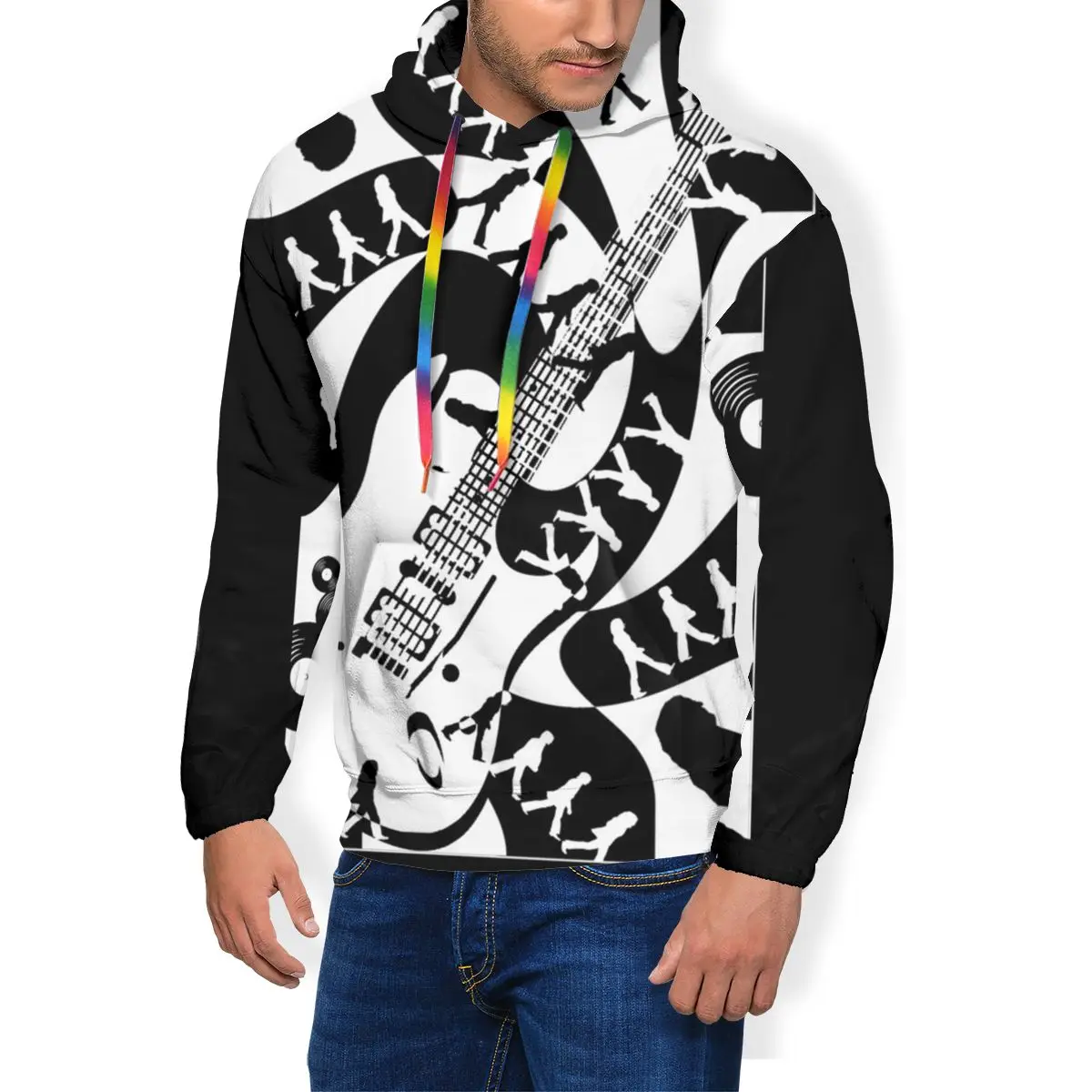 Толстовка с капюшоном Джордж Харрисона пока моя гитара мягко снижает вес