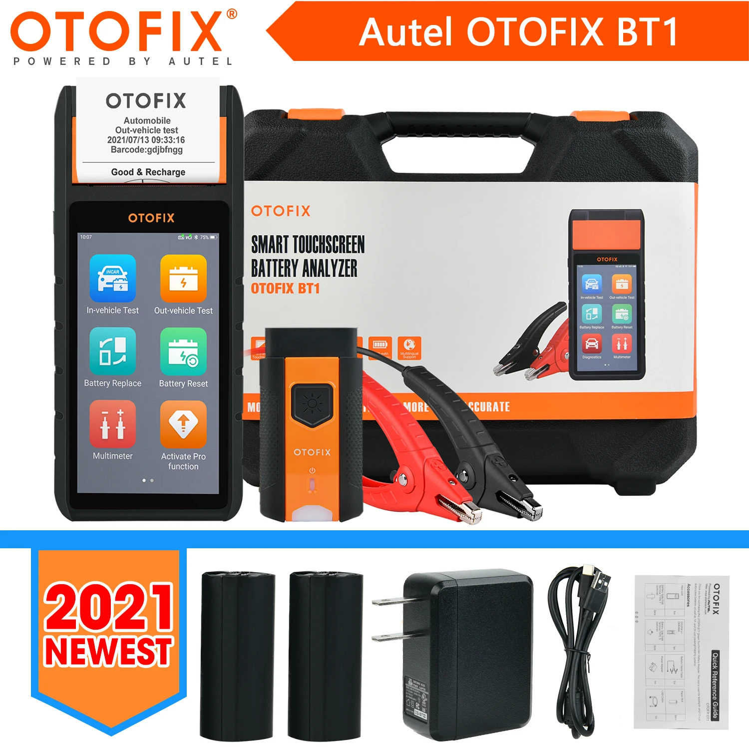

AUTEL OTOFIX BT1 Professional Battery Tester All System Diagnostic Scan Tool With OBDII VCI Support Battery Registration AutoVIN