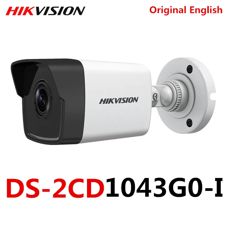 Hik камера наблюдения DS 2CD1043G0 I 4MP IR Netwerk Bullet IP POE H.265 + Vervangen 2CD1041 наружная