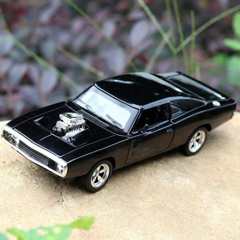 17 см 1:32 Масштаб 4 цвета металлический сплав 1970 Dodge зарядное устройство быстрая модель автомобиля оттягивать назад литые автомобили игрушки для детской коллекции