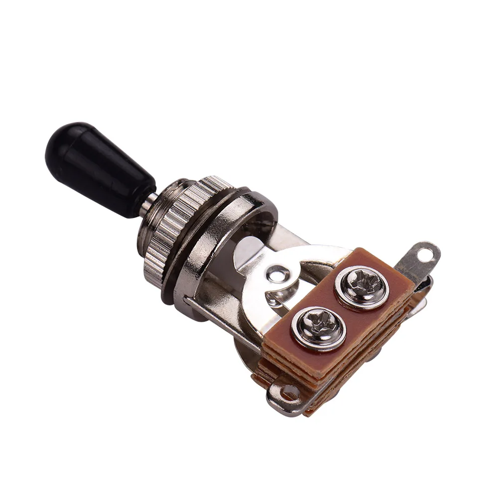 

3 Way LP SG Elecric Guitar Switch 3-Position Pick-up Selector Toggle Silver Top Elecric Guitar Accessaries