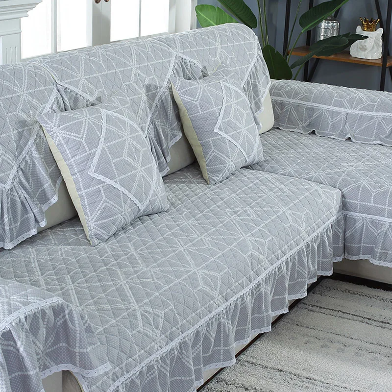 Новинка 2019 Современные чехлы для диванов однотонные секционные в гостиную