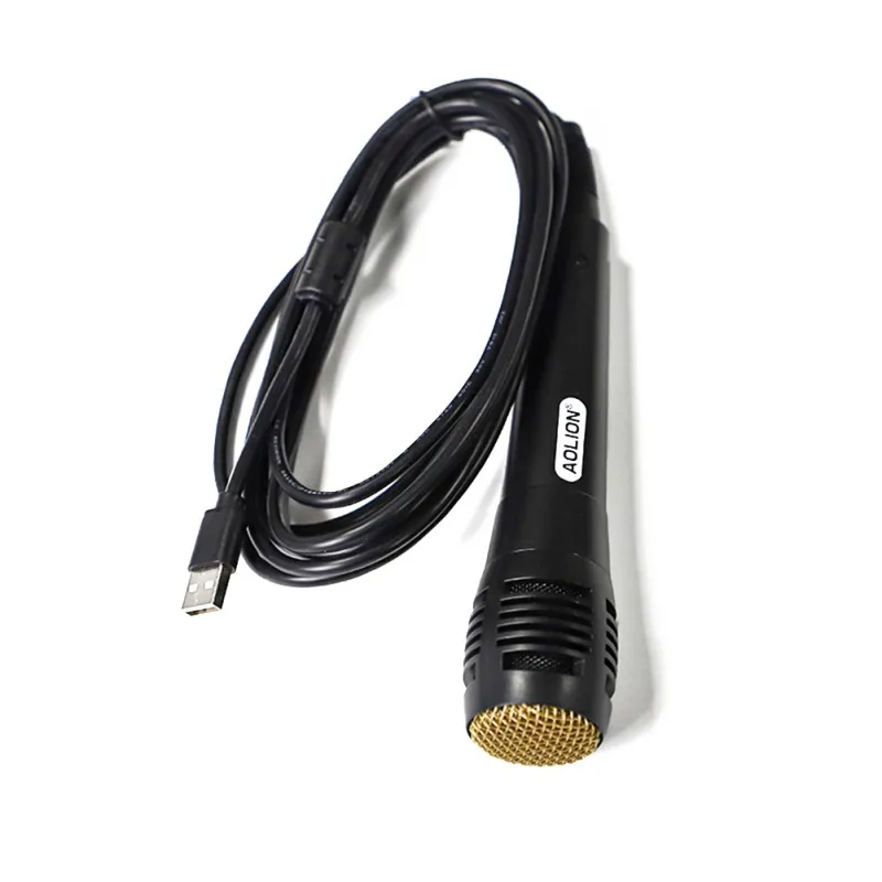 Проводной микрофон USB для караоке Nintendo Switch Wii PS4 Xbox ПК конденсаторной записи