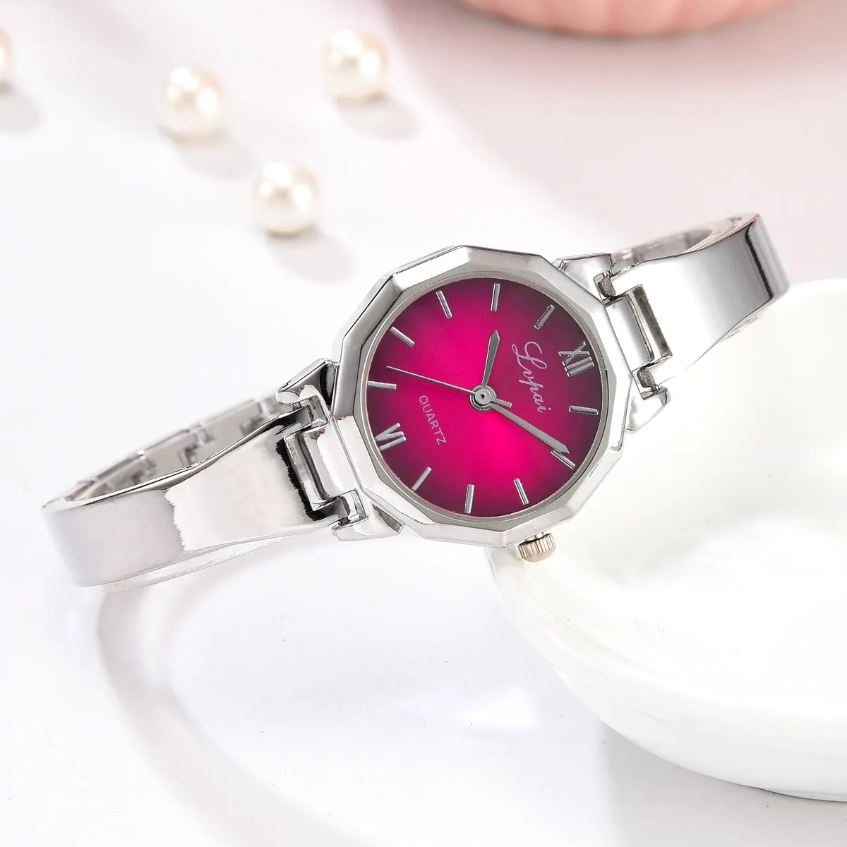 Модные Простые женские часы звезда инкрустированные Стразы нержавеющая сталь