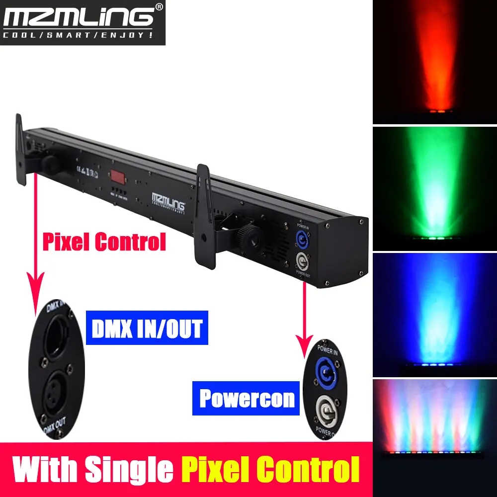 Светодиодная панель Powercon 18x10w RGBW 4 в 1 настенный светильник для мытья одной пиксели