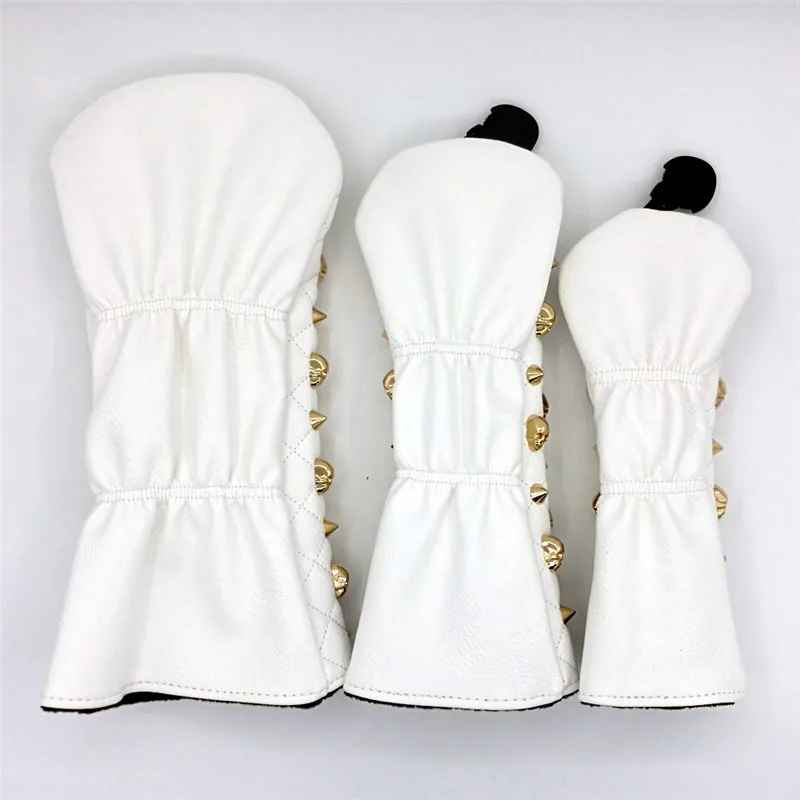 [Заклепки с золотым черепом] высококачественные колпачки для гольфа водителей