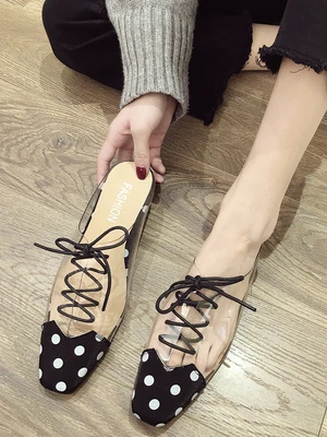 Красные Тапочки из сетчатой ткани Женская одежда Сезон лето Новинка 2020 года