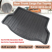 for toyota rav4rava 4 2013 2018 car tray boot liner cargo rear trunk cover matt mat boot liner floor carpet mud non slip