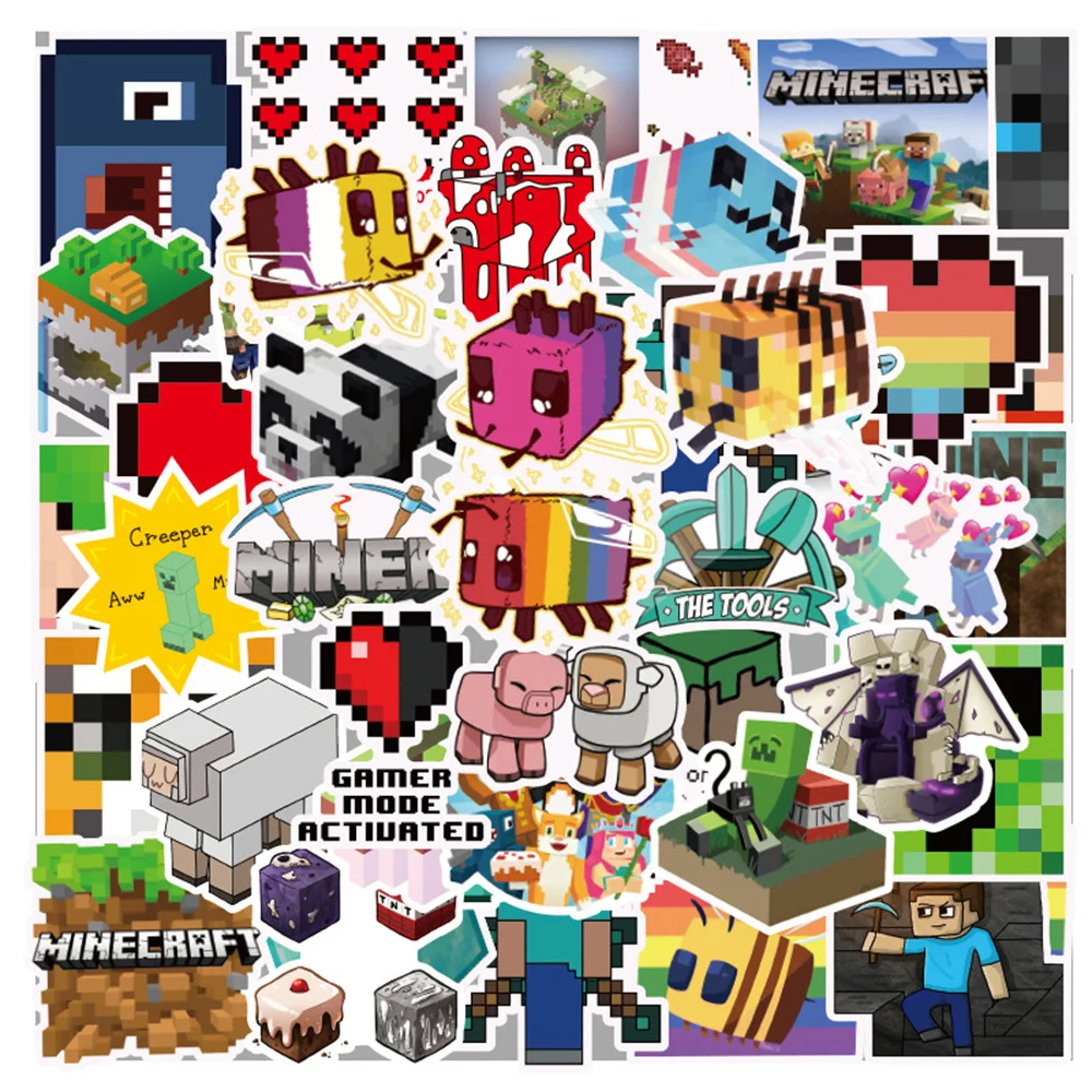 

10/30/50PCS Freely Explore the World Cartoon Game Graffiti Suitcase Scrapbook Toy Phone Case Guitar Sticker Wholesale