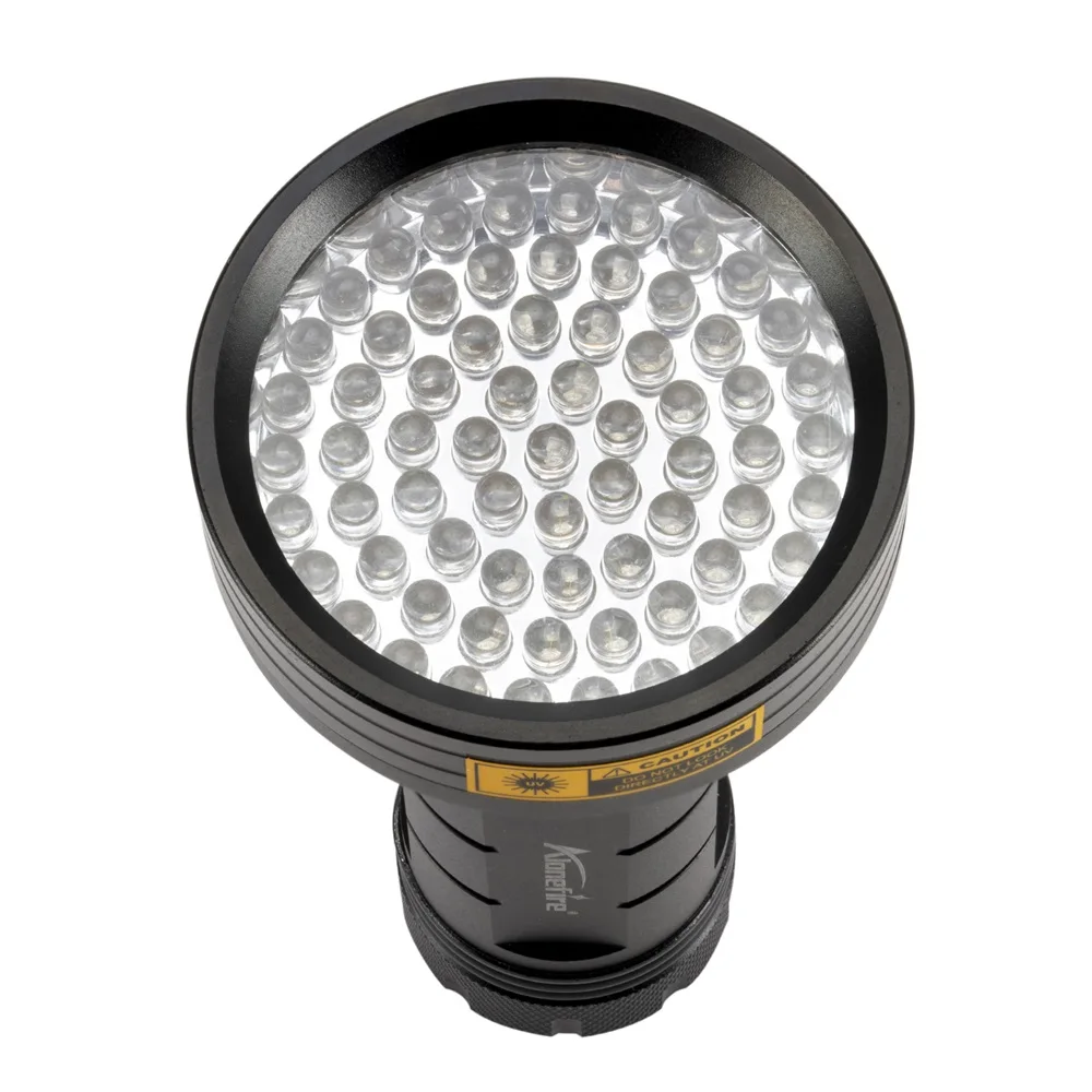 ALONEFIRE 68 светодиодный высокой мощности UV светильник 395nm вспышка Ультрафиолетовый