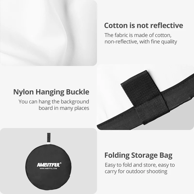 2 в 1 портативный Овальный многодисковый отражатель для фотостудии 100x150 см 150x200 |