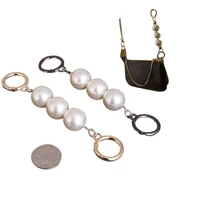 1pc pearl purse chain strap extender for women cross body shoulder bag handbag diy purse replacement charms bag accessories