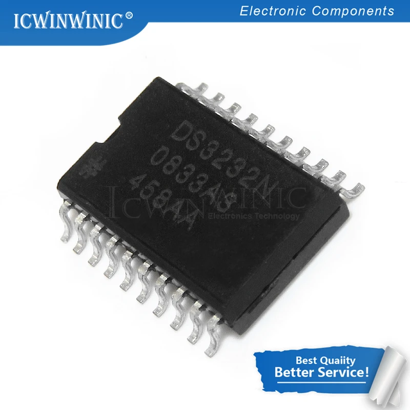 2 шт DS3232SN SOP20 DS3232 SOP DS3232N SOP-20 SMD чрезвычайно точный I2C RTC со встроенным кристаллом и