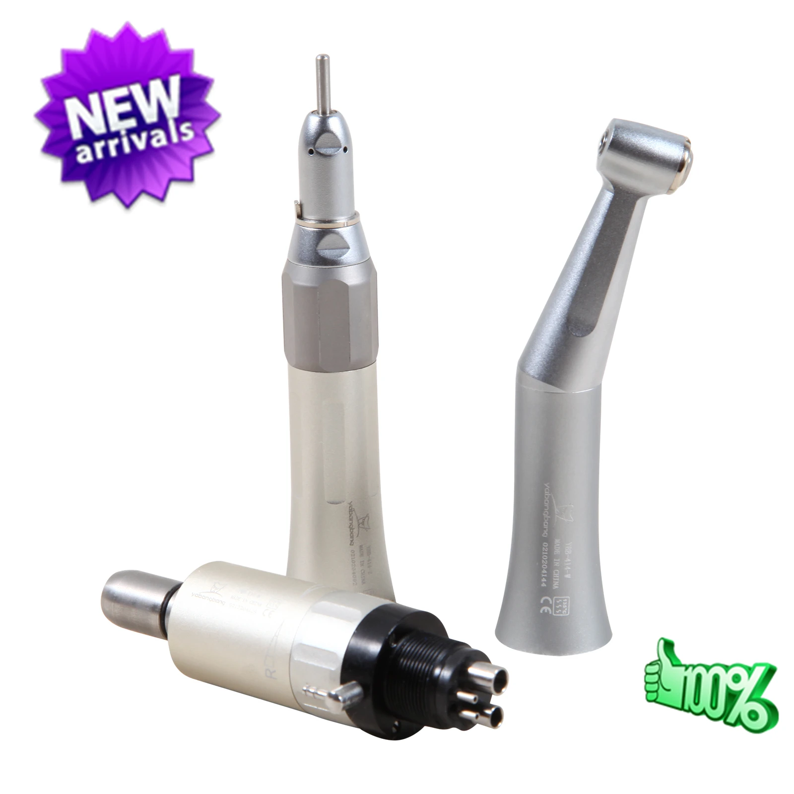 

NSK Style Dental Low Speed handpiece Straight Nosecone contra angle Air Motor Handpiece E-type 4Hole YX4 kit dental tools