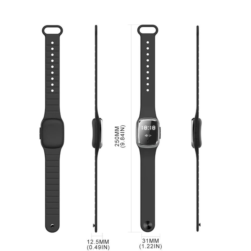 

New Anti Mosquito Insect Digital Watch Kids Adult Ultrasonic Bug Repellent Wristband
