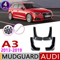 car mudflap for audi a3 sportback hatch 20132019 fender mud guard splash flaps mudguards accessories 2014 2015 2016 2017 2018