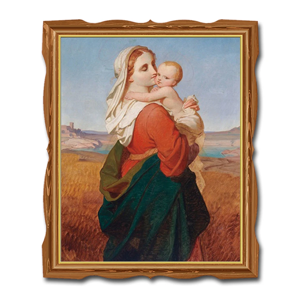 Девы Марии Святого ребенка христианский холст живопись каллиграфия Искусство