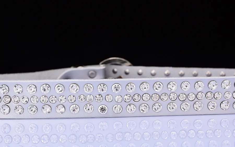 Fashion genuine leather rhinestone belts for women Luxury shining silver ring Pin Buckle belt female jeans strap width 2.8 cm