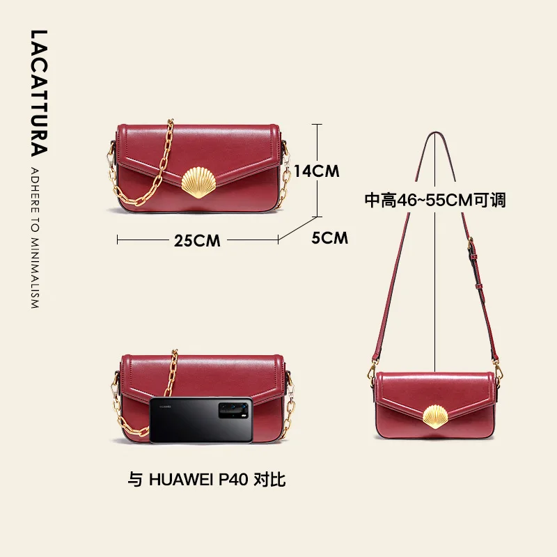

Kua 2021 oblique fashion chain oblique bag shoulder transoceanic senior women's bag new spring armpit niche