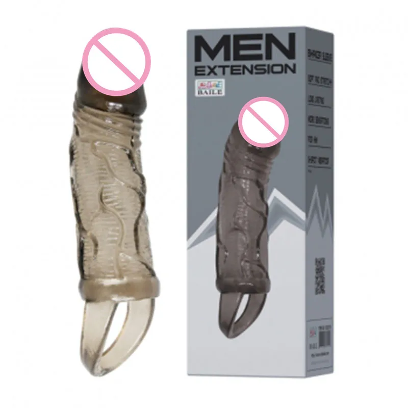 BAILE Силиконовые презервативы для увеличения пениса расширительные рукава