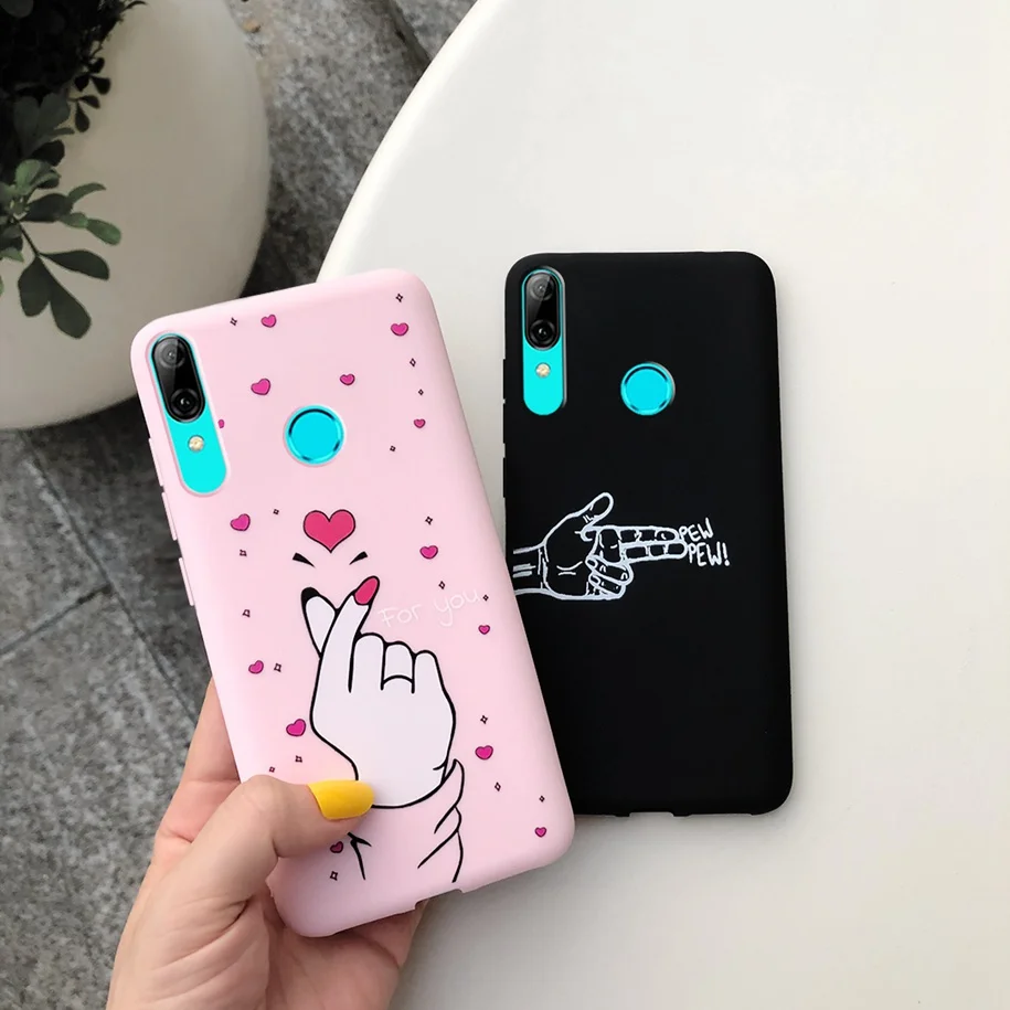 Чехол для Huawei P Smart 2019 силиконовый милый чехол из мягкого ТПУ с рисунком аниме